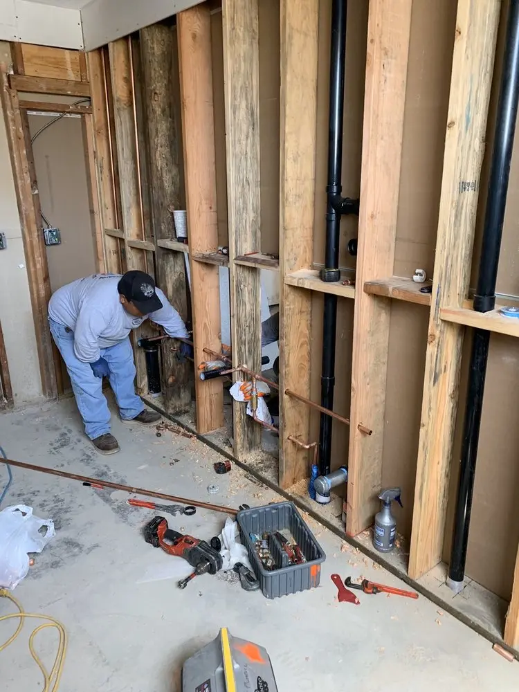 Commercial rough-in plumbing for Gas Line Repair in Rushwood